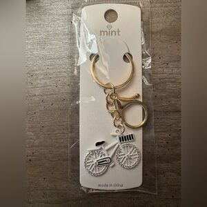 Sparkling Bicycle Keychain/Bag Charm